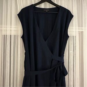 Banana Republic Dark blue wrap dress